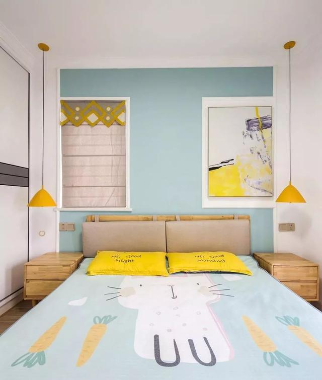 76平米簡(jiǎn)約北歐風(fēng)裝修，客廳沙發(fā)背景墻簡(jiǎn)單又好看！