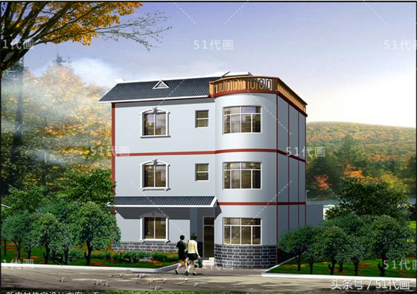 推薦3款農(nóng)村三層別墅設(shè)計圖，簡潔大方，適合農(nóng)村自建！