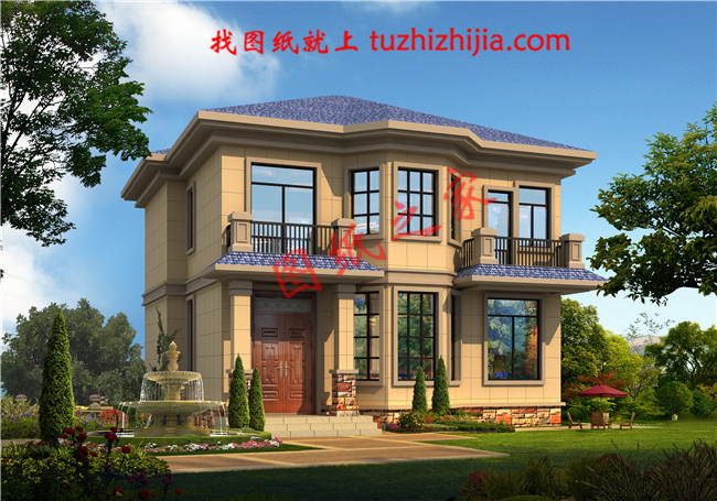 農(nóng)村18萬元二層小樓圖，占地120平面，戶型緊湊合理