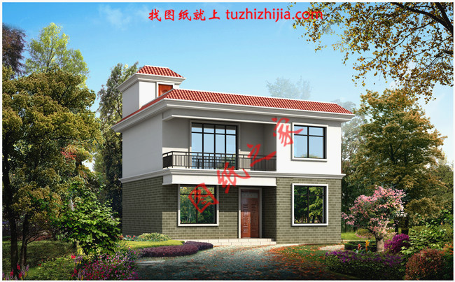 經(jīng)濟(jì)實(shí)惠的8萬(wàn)元二層農(nóng)村房子圖片，不容錯(cuò)過(guò)的好設(shè)計(jì)！