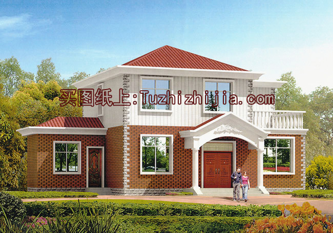 經(jīng)濟(jì)實(shí)惠的8萬(wàn)元二層農(nóng)村房子圖片，不容錯(cuò)過(guò)的好設(shè)計(jì)！