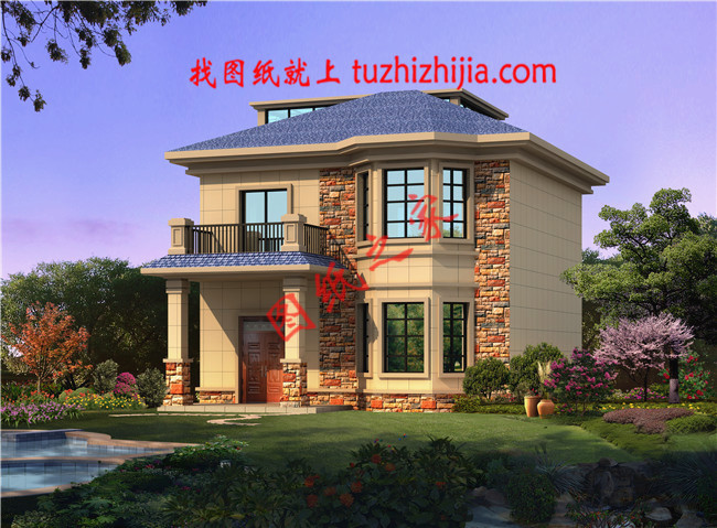 經(jīng)濟(jì)實(shí)惠的8萬(wàn)元二層農(nóng)村房子圖片，不容錯(cuò)過(guò)的好設(shè)計(jì)！