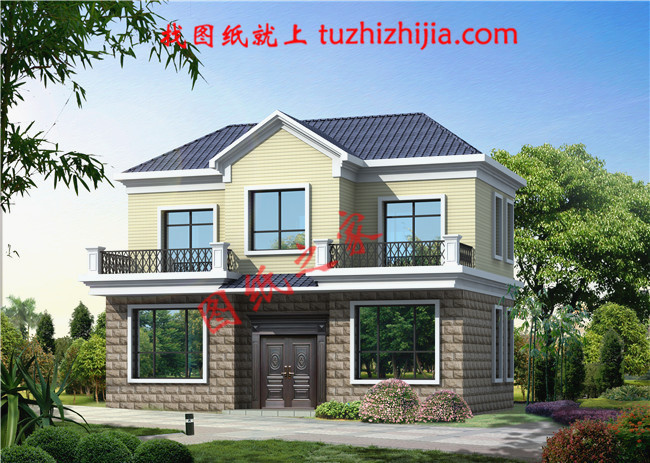 經(jīng)濟(jì)實(shí)惠的8萬(wàn)元二層農(nóng)村房子圖片，不容錯(cuò)過(guò)的好設(shè)計(jì)！