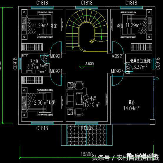 農村二層別墅自建房，簡單實用，只要10萬就能建成，很適合農村自建！