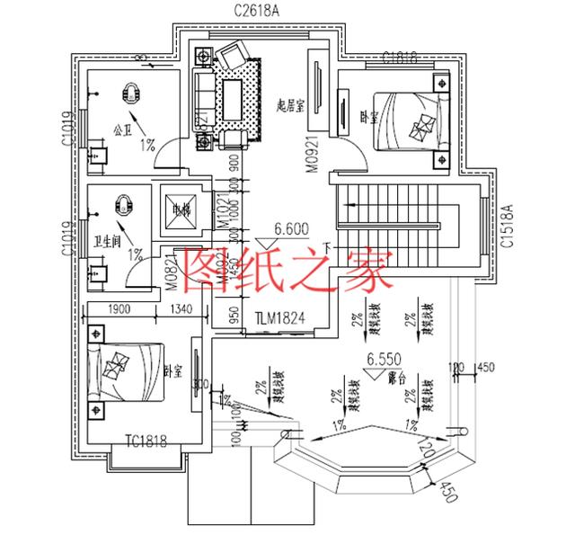 占地110平的農(nóng)村三層別墅設(shè)計(jì)圖，最接地氣，造價(jià)不到30萬(wàn)，美觀又實(shí)用！