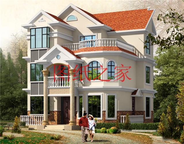 占地110平的農(nóng)村三層別墅設(shè)計(jì)圖，最接地氣，造價(jià)不到30萬(wàn)，美觀又實(shí)用！