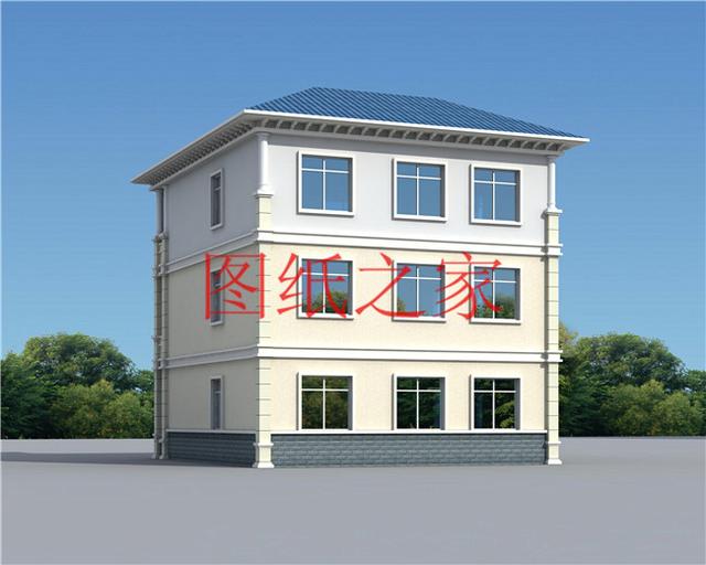 占地110平的農(nóng)村三層別墅設(shè)計(jì)圖，最接地氣，造價(jià)不到30萬(wàn)，美觀又實(shí)用！