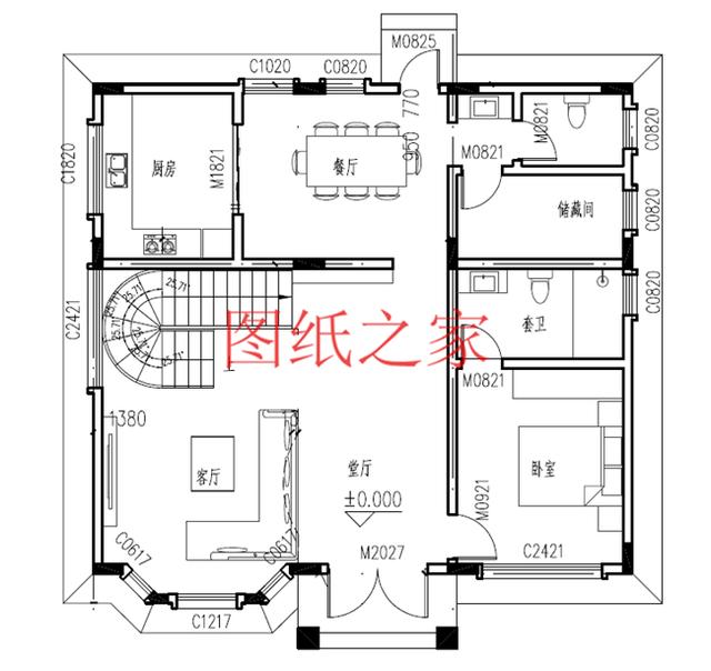 占地110平的農(nóng)村三層別墅設(shè)計(jì)圖，最接地氣，造價(jià)不到30萬(wàn)，美觀又實(shí)用！