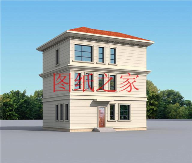 占地110平的農(nóng)村三層別墅設(shè)計(jì)圖，最接地氣，造價(jià)不到30萬(wàn)，美觀又實(shí)用！