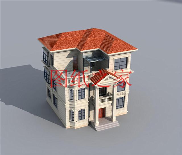 占地110平的農(nóng)村三層別墅設(shè)計(jì)圖，最接地氣，造價(jià)不到30萬(wàn)，美觀又實(shí)用！