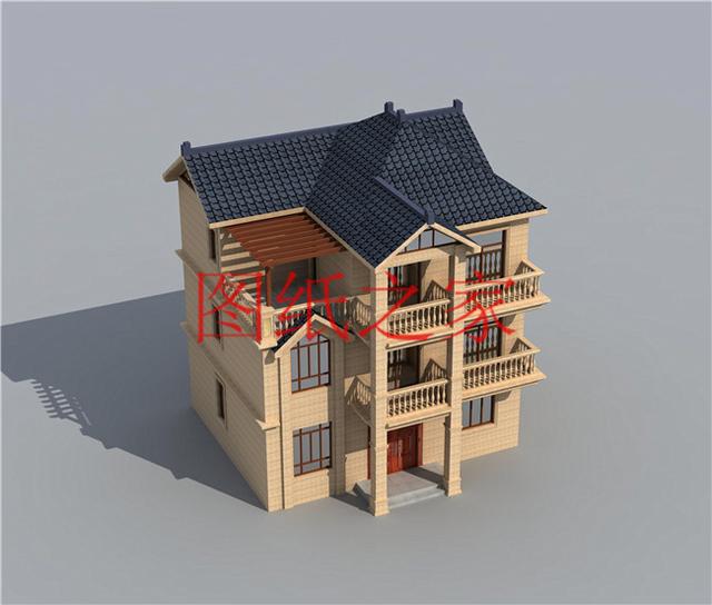 精致漂亮的農(nóng)村三層別墅，充分利用每一分空間，讓您住得溫馨舒適！