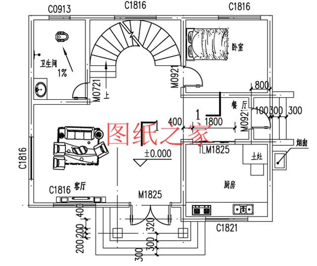 精致漂亮的農(nóng)村三層別墅，充分利用每一分空間，讓您住得溫馨舒適！