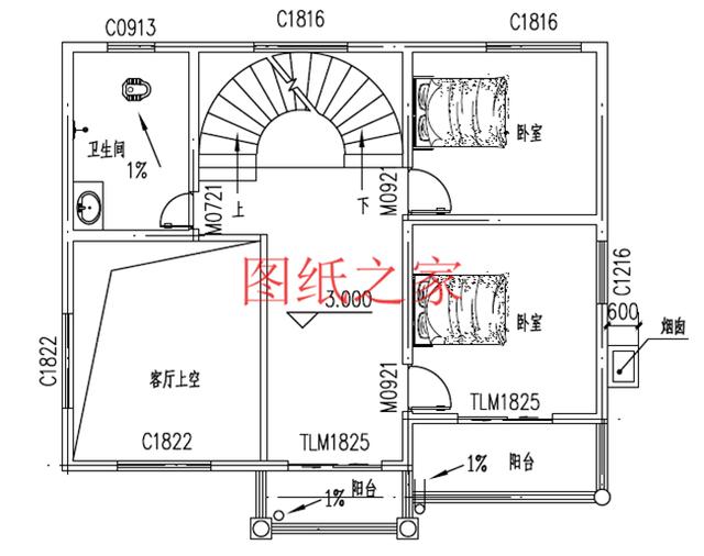 精致漂亮的農(nóng)村三層別墅，充分利用每一分空間，讓您住得溫馨舒適！
