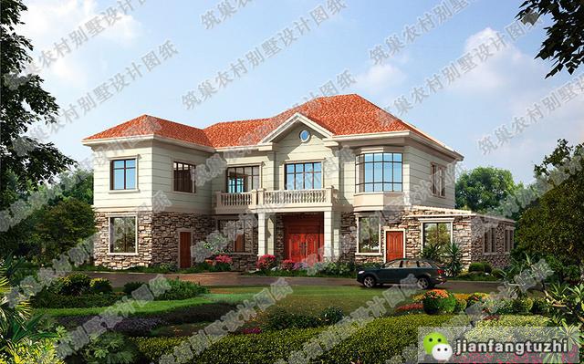 三款造價30萬的農(nóng)村三層田園歐式別墅設(shè)計圖，享受田園生活樂趣！