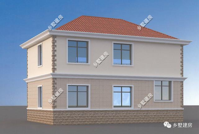 兩款帶車庫(kù)+露臺(tái)的二層農(nóng)村自建房，簡(jiǎn)單實(shí)用，25萬(wàn)給你豪華別墅！