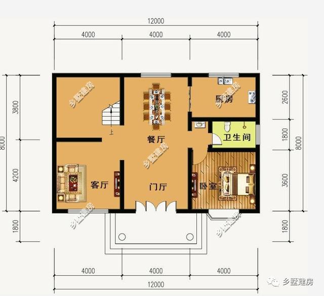 兩款帶車庫(kù)+露臺(tái)的二層農(nóng)村自建房，簡(jiǎn)單實(shí)用，25萬(wàn)給你豪華別墅！