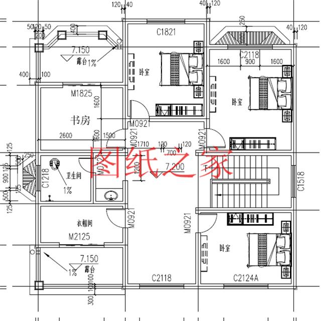 推薦5套優(yōu)雅大氣的三層別墅，占地170平方米，造價不到40萬元，這可算是撿到寶了！