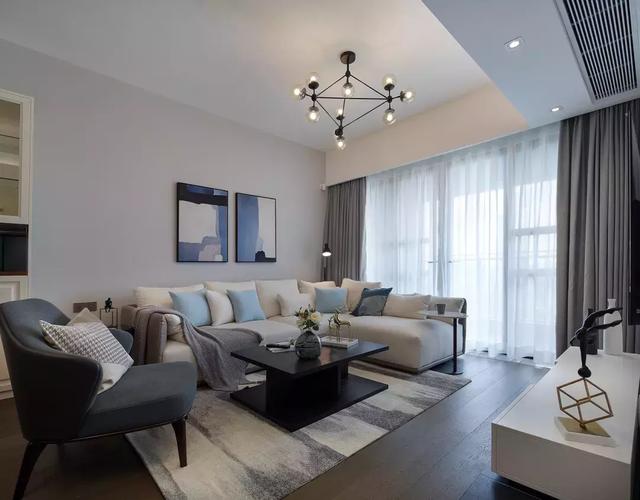 117平現(xiàn)代簡約風(fēng)格裝修案例，簡單大方，尤其是臥室粉色調(diào)的裝修，看著就美醉了！