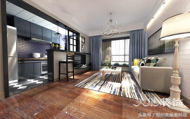 89㎡北歐風(fēng)格裝修完成，最適合90后多變的性格。