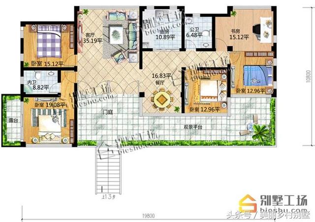 一層現(xiàn)代風(fēng)格別墅設(shè)計(jì)圖，簡單又好看，造價(jià)20萬，別有一番風(fēng)味，絲毫不比別墅差！