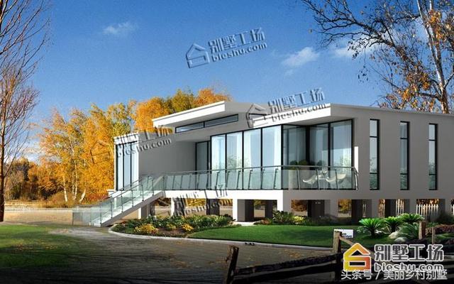 一層現(xiàn)代風(fēng)格別墅設(shè)計(jì)圖，簡單又好看，造價(jià)20萬，別有一番風(fēng)味，絲毫不比別墅差！