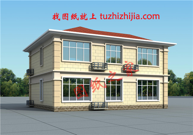 農(nóng)村2018新式三間二層樓房，12×11.6米，戶型經(jīng)典，造價(jià)實(shí)惠