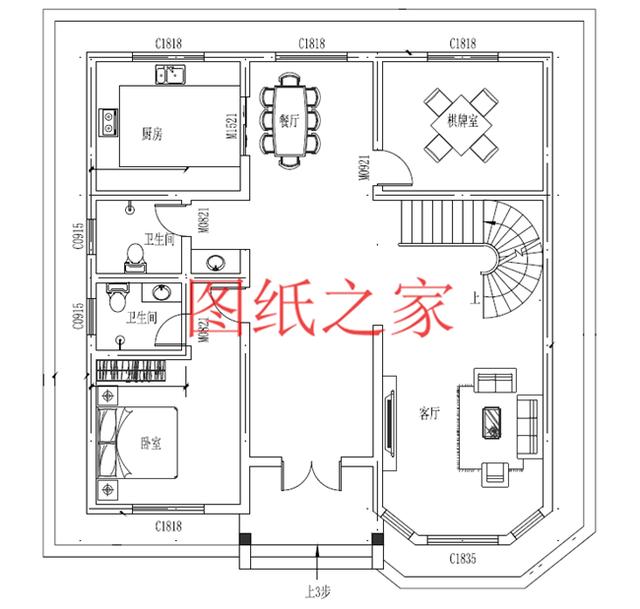 推薦3套適合一般家庭的二層別墅，占地130平米，不大不小剛剛好！