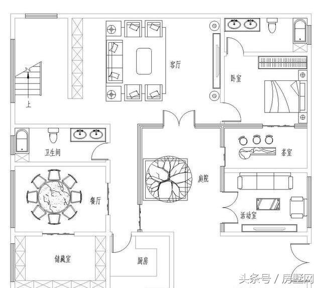 新中式三層磚混結(jié)構(gòu)別墅設(shè)計圖，豪華還帶泳池，被植物環(huán)繞，空氣超好，非常適合養(yǎng)老！