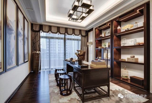 三層中式別墅設(shè)計圖，帶庭院+地下室，外觀大氣，是大城市很難能有的舒適。