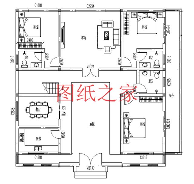介紹3套二層別墅，光開間就有15米，造價(jià)還不到40萬，真是美美噠！