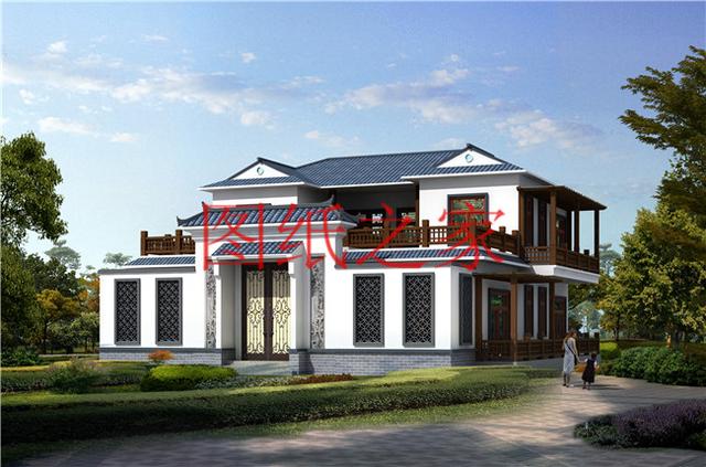 介紹3套二層別墅，光開間就有15米，造價(jià)還不到40萬，真是美美噠！