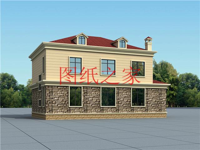 介紹3套二層別墅，光開間就有15米，造價(jià)還不到40萬，真是美美噠！