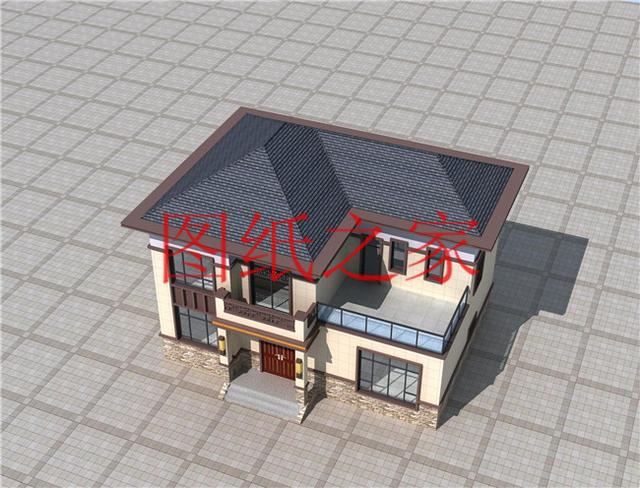兩款小宅基地的二層別墅設(shè)計(jì)圖，4室3廳2衛(wèi)陽(yáng)臺(tái)，小戶(hù)型二層別墅也能住得很寬敞！