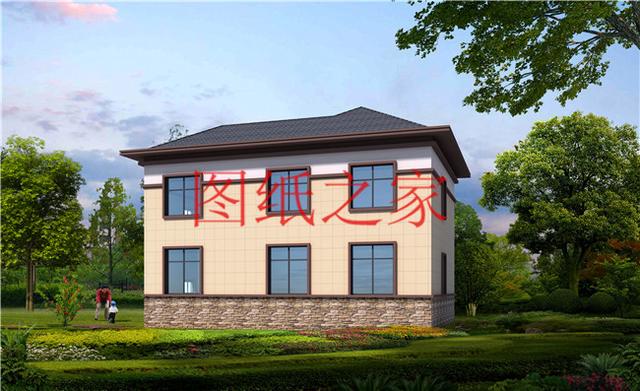 兩款小宅基地的二層別墅設(shè)計(jì)圖，4室3廳2衛(wèi)陽(yáng)臺(tái)，小戶(hù)型二層別墅也能住得很寬敞！