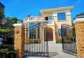 10米x10米農村二層帶夾層磚混結構別墅設計圖，戶型方正，戶型十分漂亮，造價20萬（附鏡像圖）