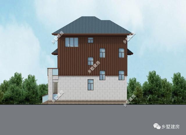 18x12米農(nóng)村現(xiàn)代風(fēng)格小別墅設(shè)計圖，大氣又簡單，濃濃現(xiàn)代元素，做村里最亮眼的別墅！