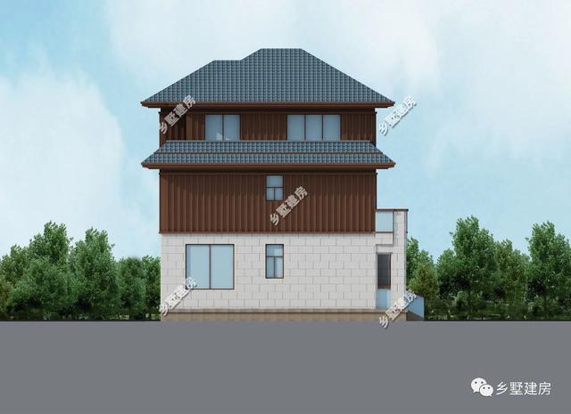 18x12米農(nóng)村現(xiàn)代風(fēng)格小別墅設(shè)計圖，大氣又簡單，濃濃現(xiàn)代元素，做村里最亮眼的別墅！