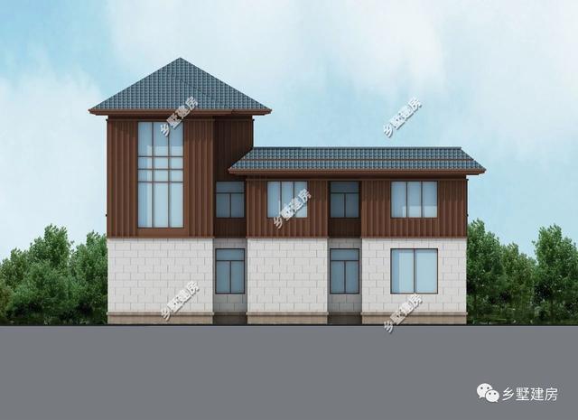 18x12米農(nóng)村現(xiàn)代風(fēng)格小別墅設(shè)計圖，大氣又簡單，濃濃現(xiàn)代元素，做村里最亮眼的別墅！