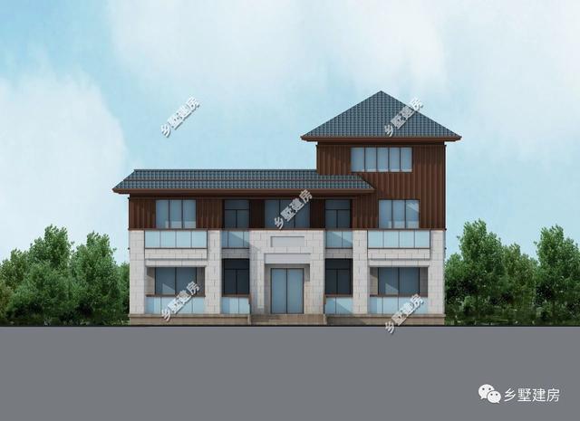 18x12米農(nóng)村現(xiàn)代風(fēng)格小別墅設(shè)計圖，大氣又簡單，濃濃現(xiàn)代元素，做村里最亮眼的別墅！