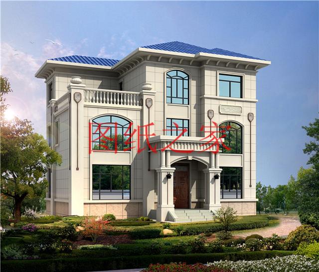 6套農(nóng)村三層別墅，占地110平方米左右，20萬(wàn)就能建好，這樣的別墅你喜歡嗎？