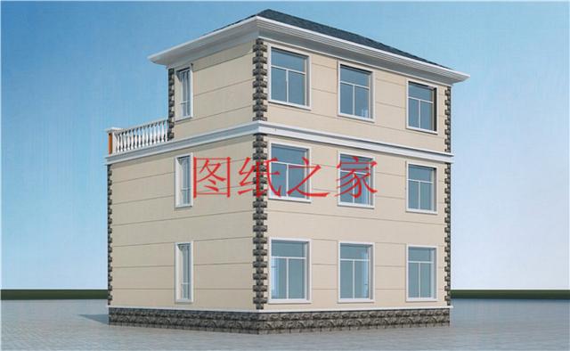 6套農(nóng)村三層別墅，占地110平方米左右，20萬(wàn)就能建好，這樣的別墅你喜歡嗎？