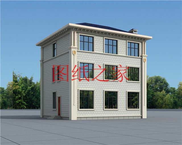 6套農(nóng)村三層別墅，占地110平方米左右，20萬(wàn)就能建好，這樣的別墅你喜歡嗎？