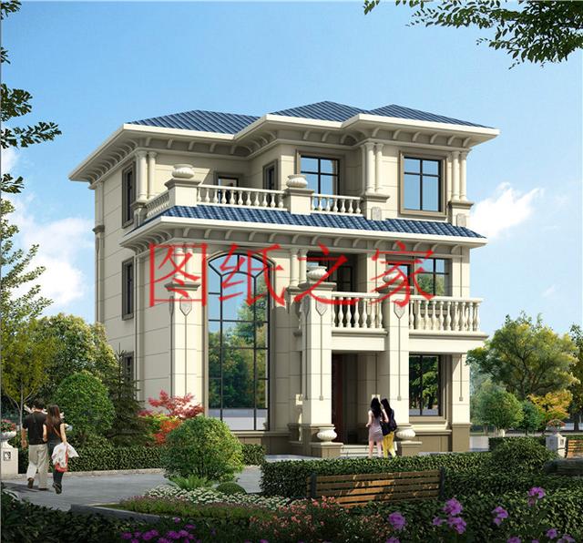 6套農(nóng)村三層別墅，占地110平方米左右，20萬(wàn)就能建好，這樣的別墅你喜歡嗎？