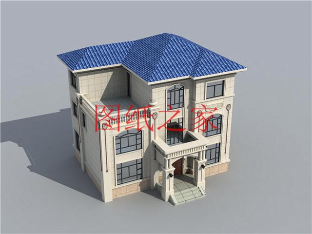 6套農(nóng)村三層別墅，占地110平方米左右，20萬(wàn)就能建好，這樣的別墅你喜歡嗎？