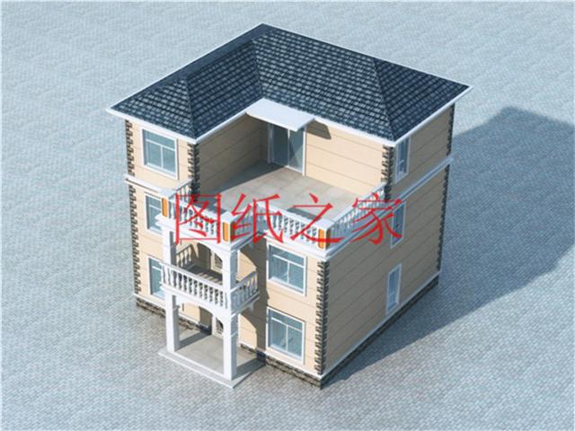 6套農(nóng)村三層別墅，占地110平方米左右，20萬(wàn)就能建好，這樣的別墅你喜歡嗎？