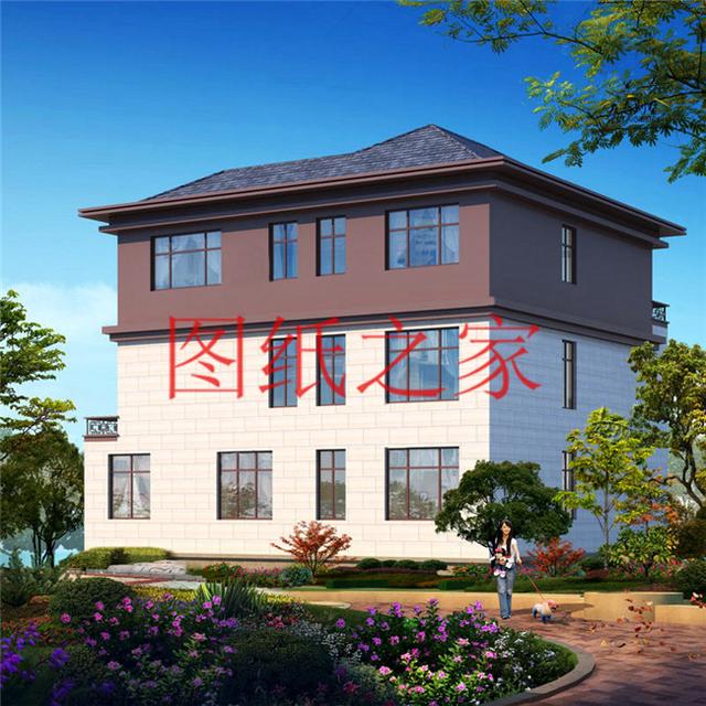 6套農(nóng)村三層別墅，占地110平方米左右，20萬(wàn)就能建好，這樣的別墅你喜歡嗎？