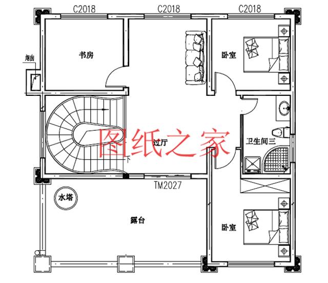 6套農(nóng)村三層別墅，占地110平方米左右，20萬(wàn)就能建好，這樣的別墅你喜歡嗎？