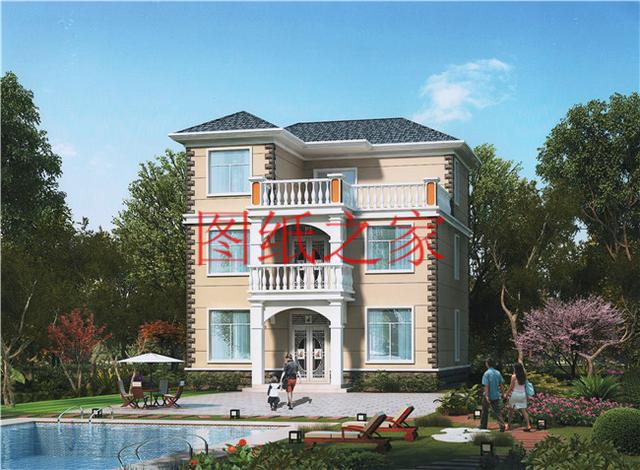 6套農(nóng)村三層別墅，占地110平方米左右，20萬(wàn)就能建好，這樣的別墅你喜歡嗎？