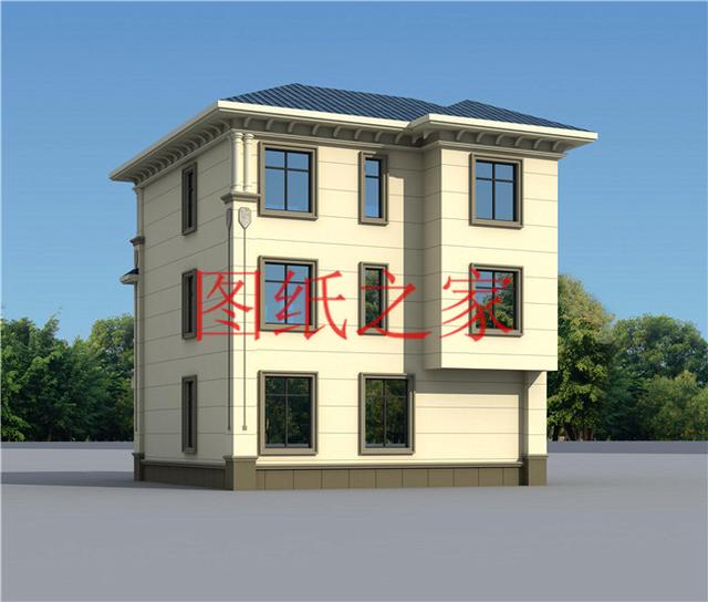 6套農(nóng)村三層別墅，占地110平方米左右，20萬(wàn)就能建好，這樣的別墅你喜歡嗎？