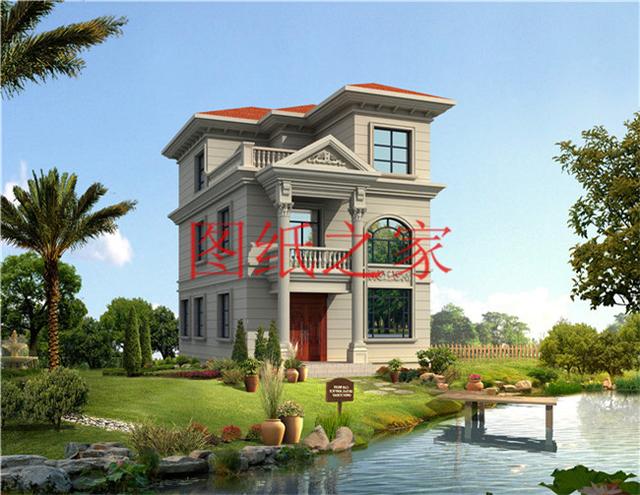 6套農(nóng)村三層別墅，占地110平方米左右，20萬(wàn)就能建好，這樣的別墅你喜歡嗎？